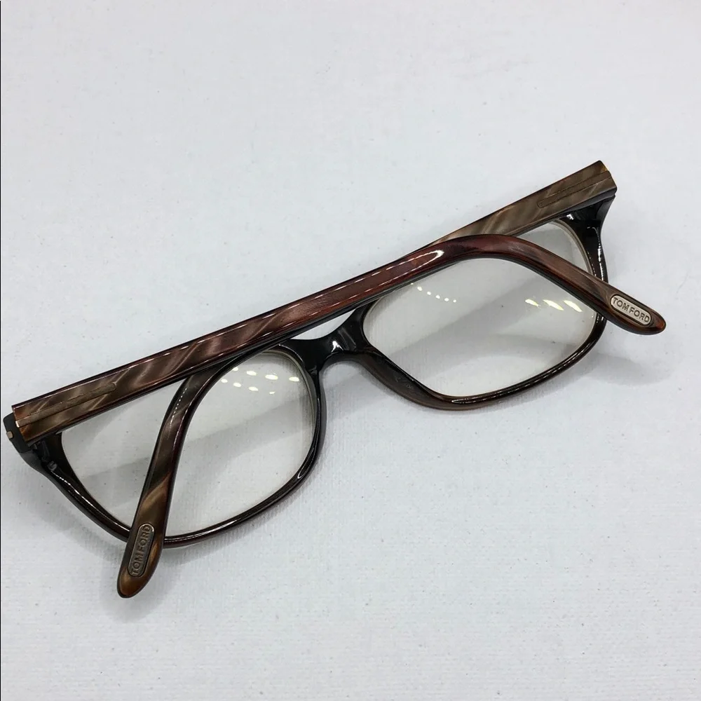 Tom Ford TF5142 050 Eyeglasses Glasses FRAMES Olive Brown Full Rim 51-15-135